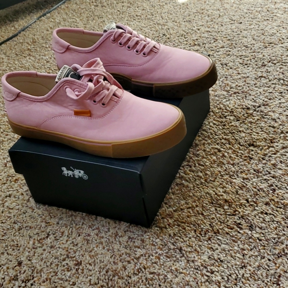 Pink Coach Sneakers